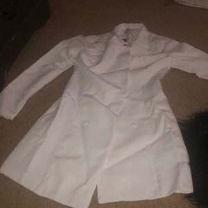 White Mini blazer dress